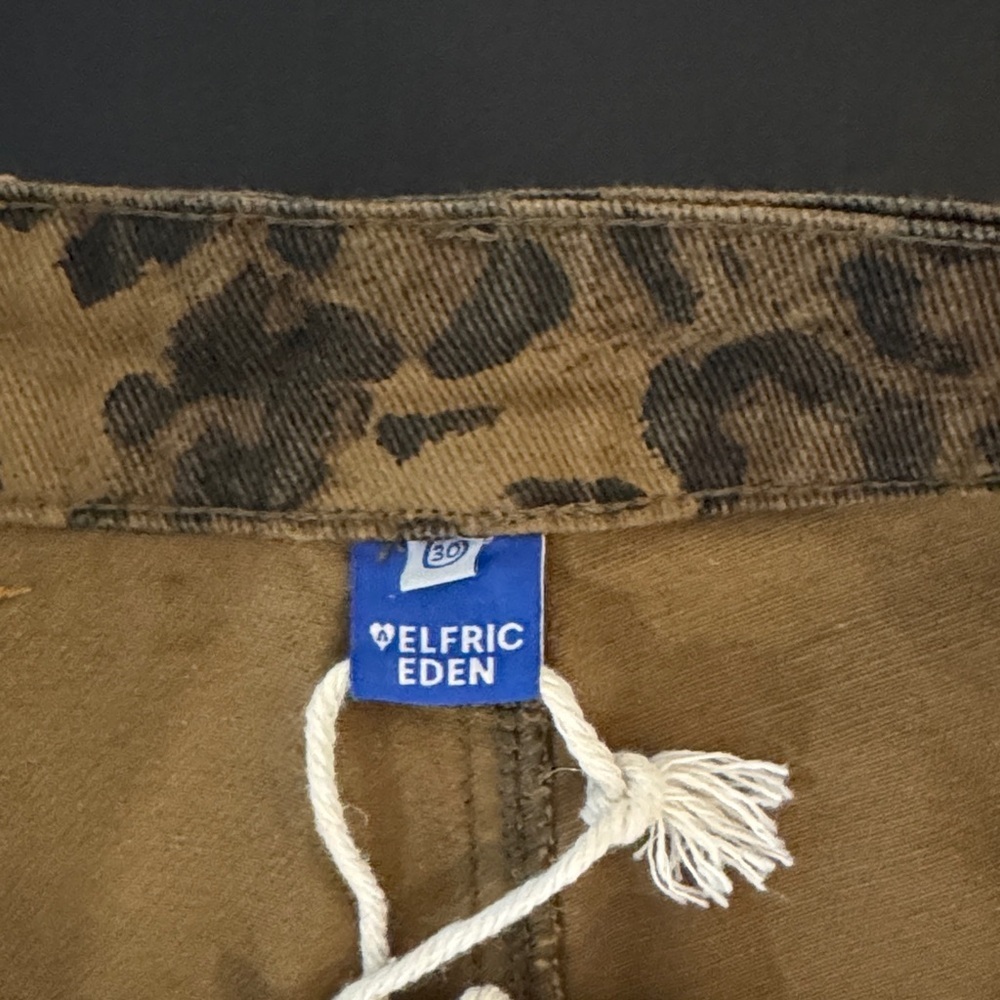 AELFRIC EDEN LEOPARD PRINT JEANS - Picture 2 of 5